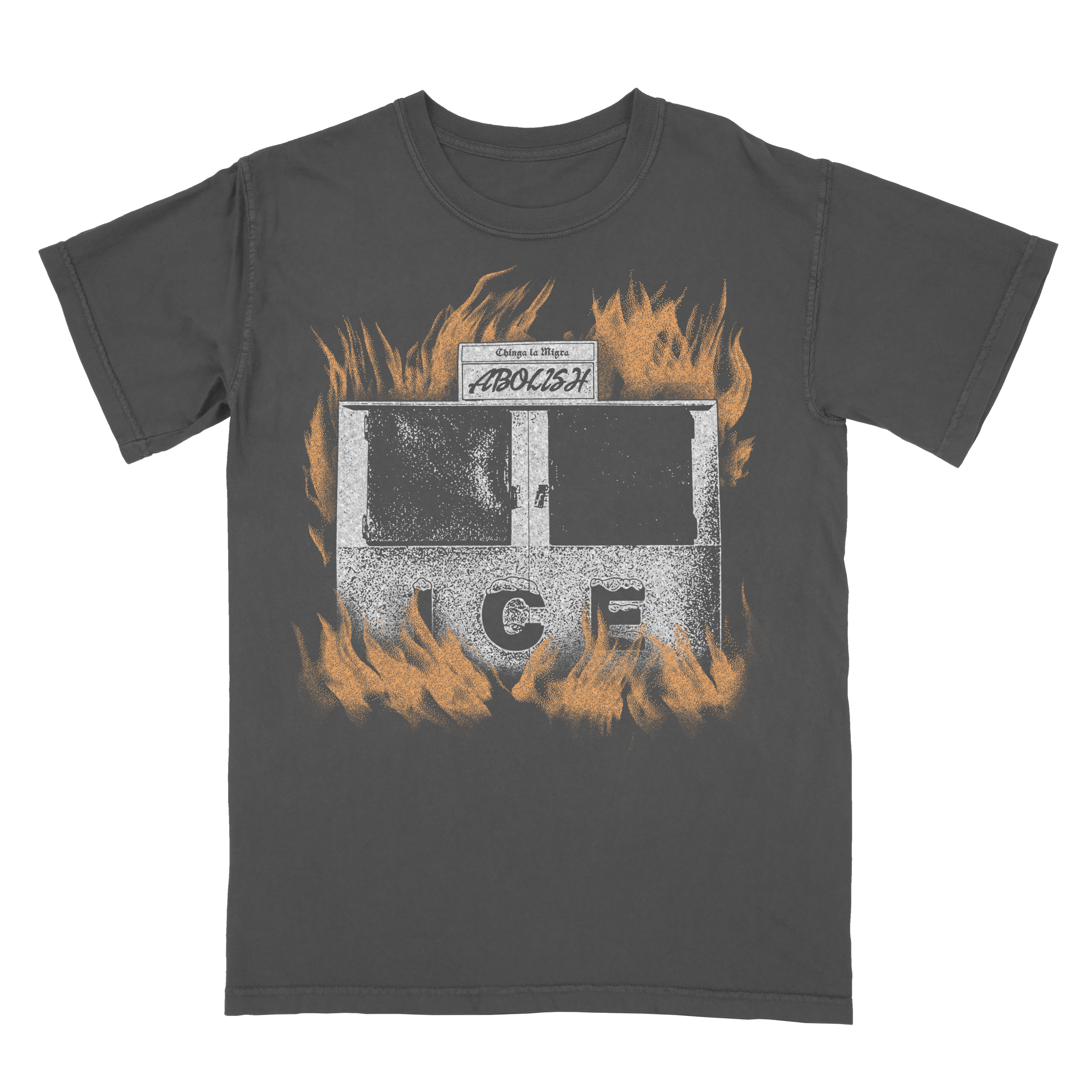 THE ABOLISH ICE / CHINGA LA MIGRA TEE