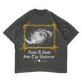 READ A BOOK SEE THE UNIVERSE TEE (BLACK)