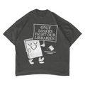 ONLY LOSERS FIGHT LIBRARIES TEE (BLACK)